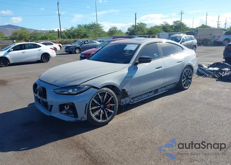 2024 BMW I4 Edrive35 z USA, uszkodzony, nr VIN WBY43AW0XRFS73655